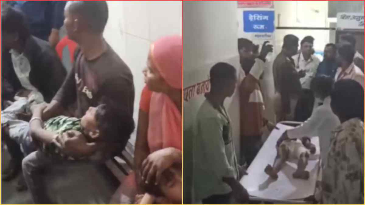 धार में बड़ा हादसा: खेलने के दौरान लोहे के पाइप के नीचे दबने से 4 बच्चे घायल, अस्पताल में भर्ती