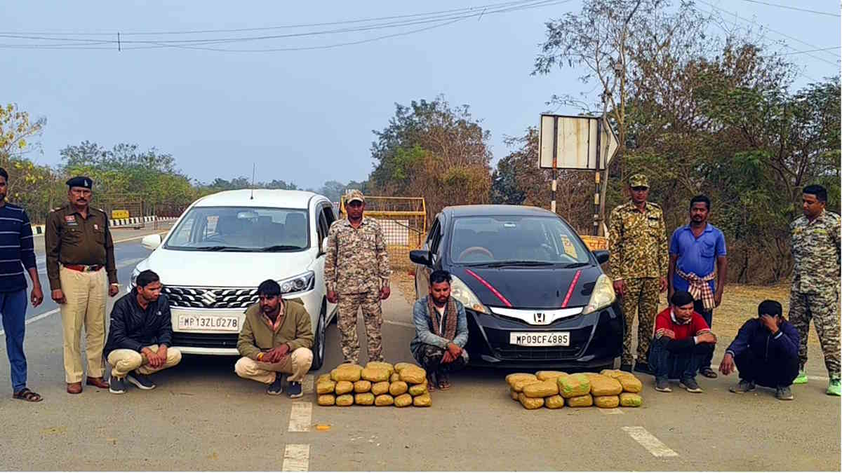 एंटी नारकोटिक्स टास्क फोर्स की ताबड़तोड़ कार्रवाई, 48 घंटों के भीतर 45 लाख रुपए कीमत का जब्त किया 91 किग्रा गांजा…