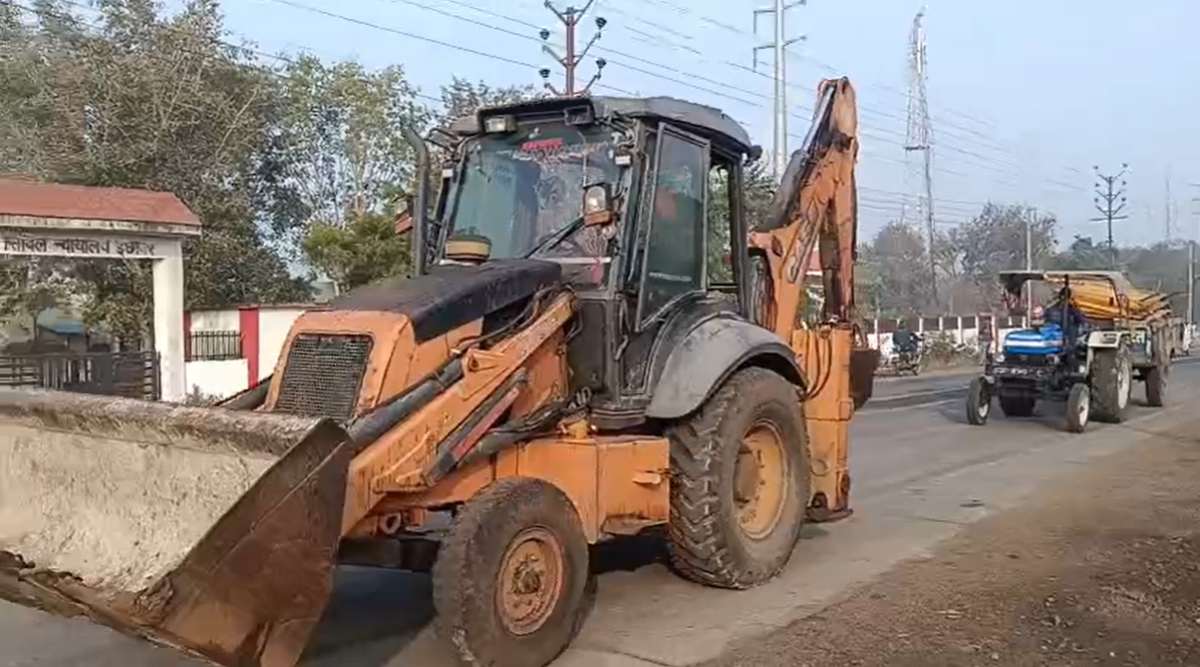 अतिक्रमण के खिलाफ बड़ी कार्रवाईः 12 कब्जाधारियों के खिलाफ चला बुलडोजर, 4 थानों की पुलिस बल तैनात