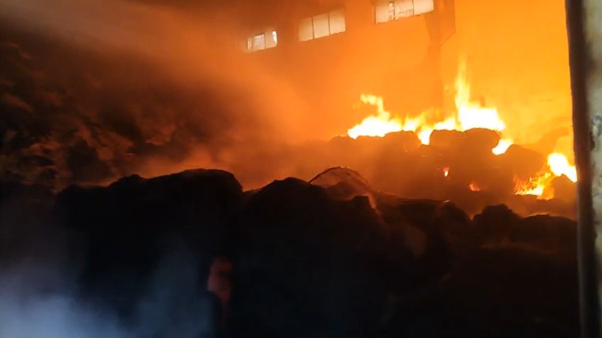 बीज भंडार में भीषण आगः लाखों का धान जलकर खाक, बड़ा सवाल- हादसा या लापरवाही? प्रशासन ने दिए जांच के आदेश