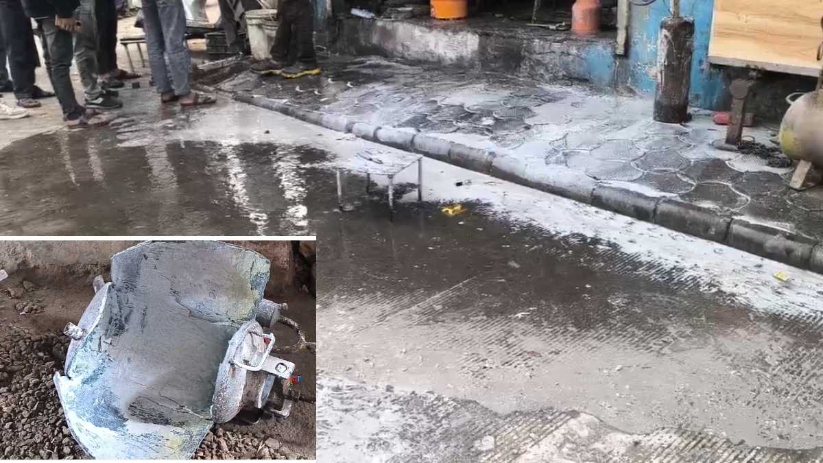 चांदनी चौक में आज फिर दूसरा बड़ा विस्फोटः सैलाना बस स्टैंड के पास हुआ जोरदार धमाका, 15 फीट दूर गिरा टैंक, कोई हताहत नहीं