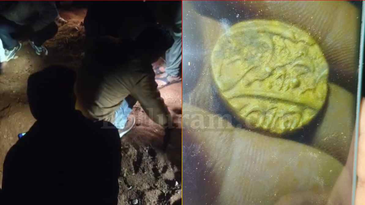 मिट्टी में मिला खजाना! खबर फैलते ही दफन 500 साल पुराने सिक्के लूटने उमड़ पड़ा गांव, मोबाइल की लाइट में खोद दी जमीन