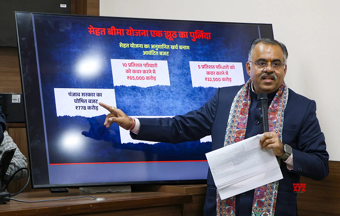 मुख्यमंत्री सेहत बीमा योजना, जनता के साथ छलावा, केवल चुनावी स्टंट : तरुण चुघ