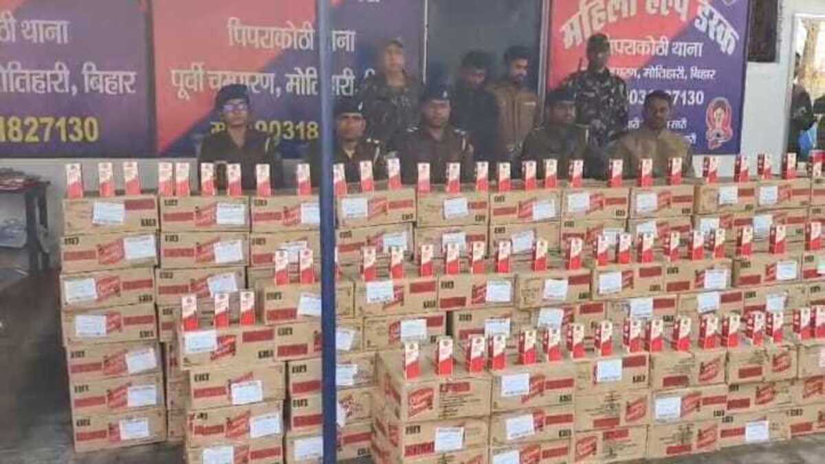 होली से पहले पिपराकोठी पुलिस का बड़ा धमाका, ट्रक के गुप्त तहखाने से 50 लाख की शराब जब्त, चालक गिरफ्तार