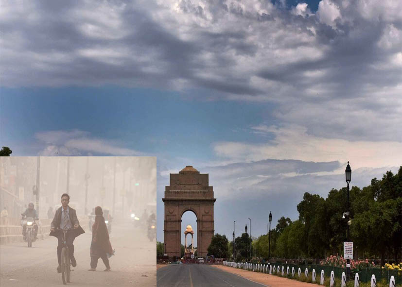 दिल्ली में फिर होगी बादलों और कोहरे की दस्तक, 15 दिन बाद साफ हुई हवा, आसमान दिखा नीला