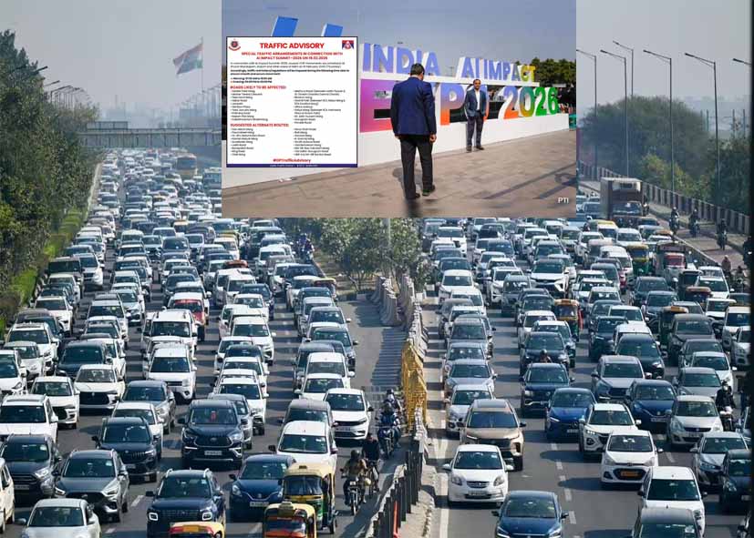 Delhi Traffic Advisory: AI समिट के चलते दिल्ली में VVIP मूवमेंट, आज शाम घर से निकलने से पहले चेक कर लें यह एडवाइजरी