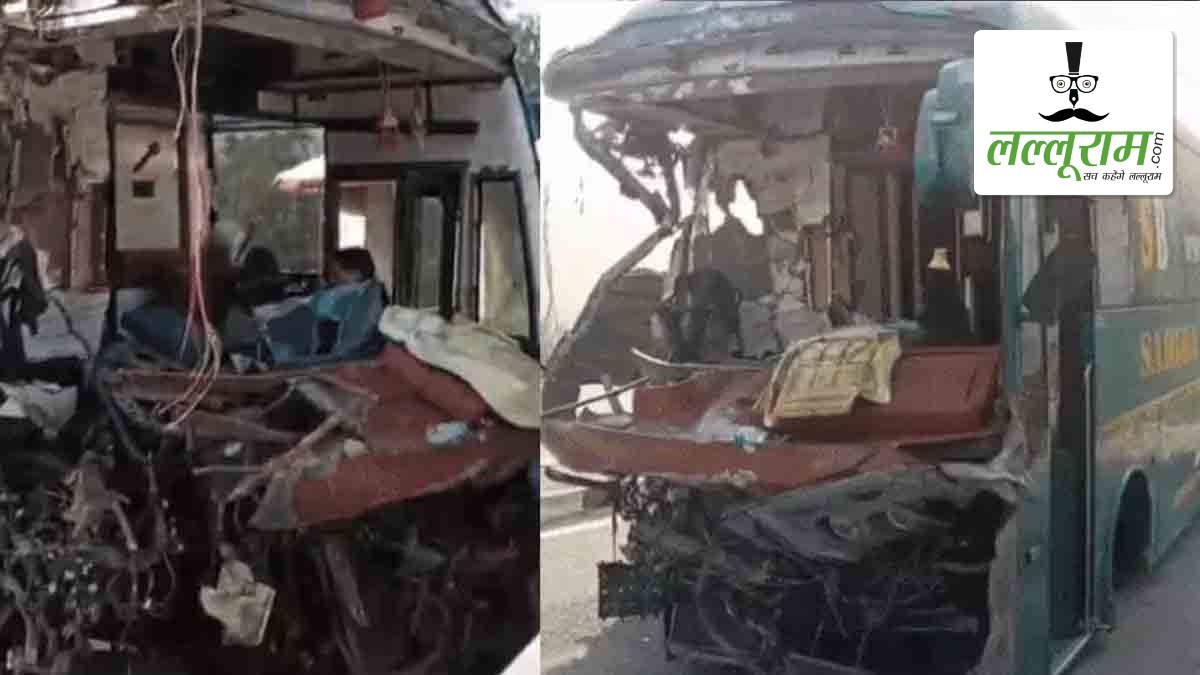 जालंधर–जम्मू नेशनल हाईवे में बड़ा सड़क हादसा: टूरिस्ट बस की ट्रक से हुई जोरदार भिड़ंत, 40 से अधिक यात्री थे सवार