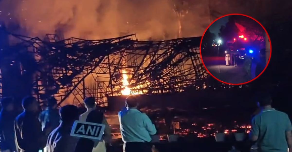 राजधानी से बड़ी खबर: होटल में लगी भीषण आग, शादी समारोह के बीच फटा गैस सिलेंडर