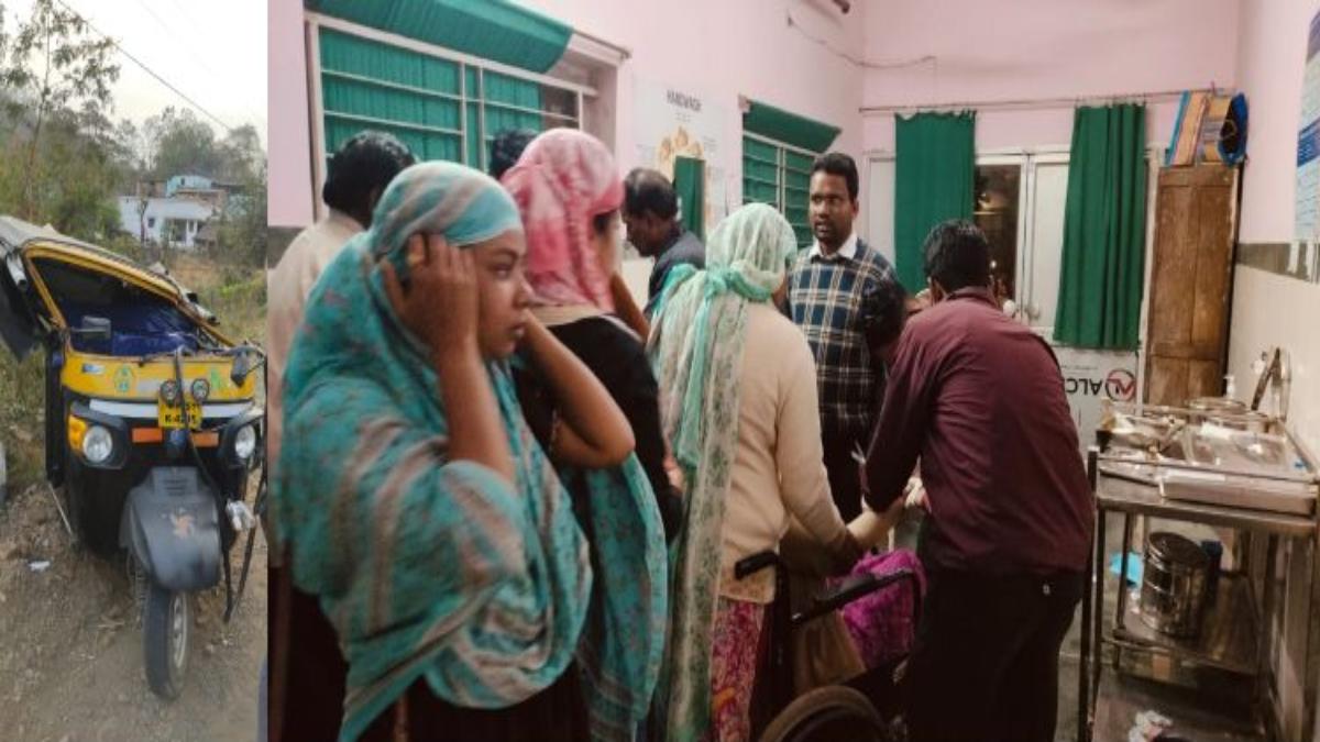 MP सड़क हादसाः मंडला में तेज रफ्तार ऑटो अनियंत्रित होकर पलटा, 6 शिक्षक घायल, 4 की हालत गंभीर