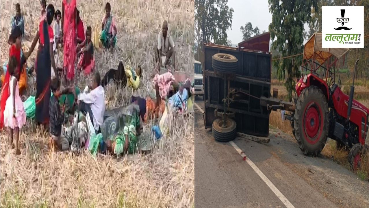 छत्तीसगढ़-महाराष्ट्र नेशनल हाईवे पर ट्रक ने ट्रैक्टर को मारी टक्कर, हादसे में महिला की मौत, 4 गंभीर रूप से घायल