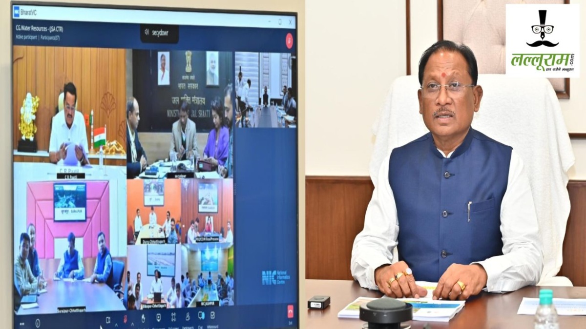 जल संचय-जन भागीदारी 2.0 : केन्द्रीय मंत्री पाटिल ने की छत्तीसगढ़ में नवाचारों की तारीफ, CM साय बोले- 31 मई तक 10 लाख जल संरक्षण संरचनाओं के निर्माण का लक्ष्य