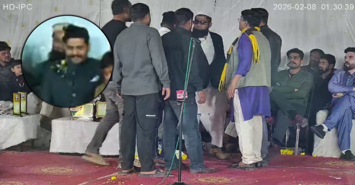 MP के खरगोन में आयोजित मुशायरे में बवाल: हिंदू कवि अपूर्व विक्रम शाह पर फेंका अंडा, मुस्लिम समाज के दो पक्ष भिड़े; VIDEO वायरल