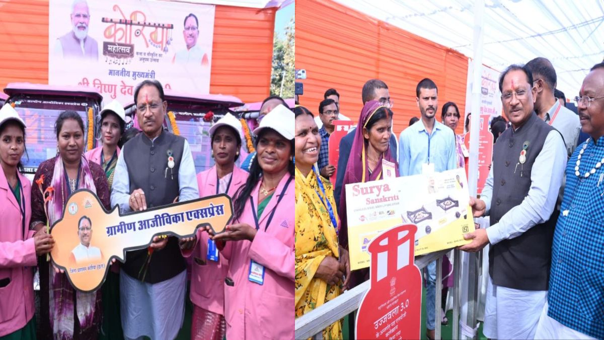 उज्ज्वला गैस, पिंक ई-रिक्शा और गार्बेज रिक्शा वितरण से आत्मनिर्भरता को मिला नया संबल, सीएम विष्णुदेव साय ने हितग्राहीमूलक सामग्रियों का किया वितरण