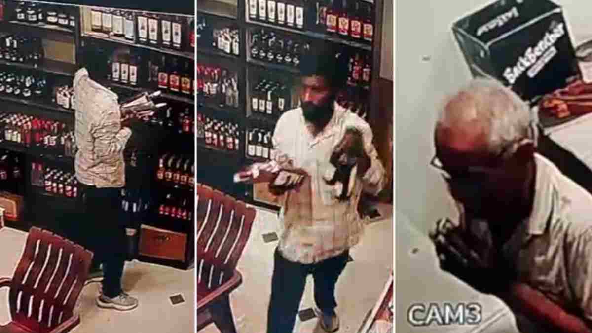 कांग्रेस विधायक के भाई की गुंडागर्दी: शराब दुकान में घुसकर छीनीं बोतलें, कर्मचारी हाथ जोड़ता रहा, Video वायरल 