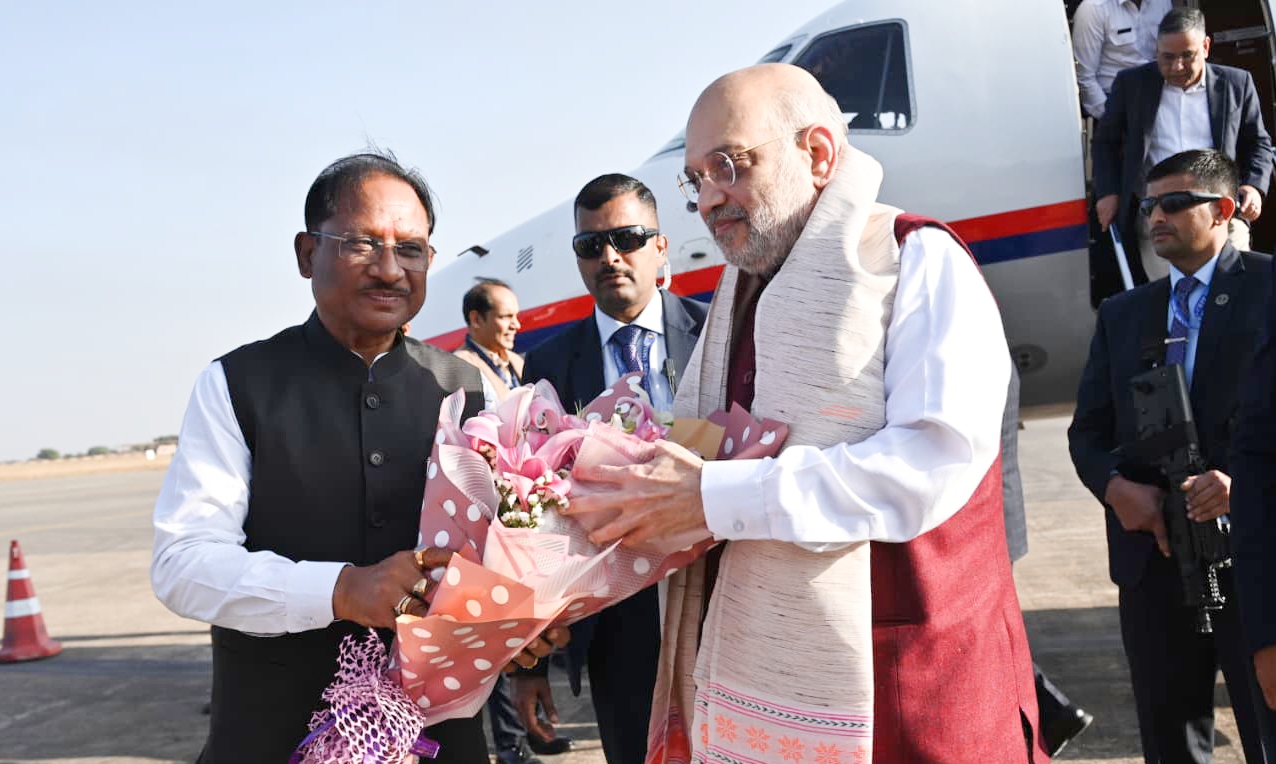 केंद्रीय गृह मंत्री अमित शाह तीन दिवसीय दौरे पर पहुंचे छत्तीसगढ़, नक्सलवाद पर लेंगे हाईलेवल मीटिंग, बस्तर पंडूम के समापन समारोह में होंगे शामिल, जानिए मिनट टू मिनट कार्यक्रम…