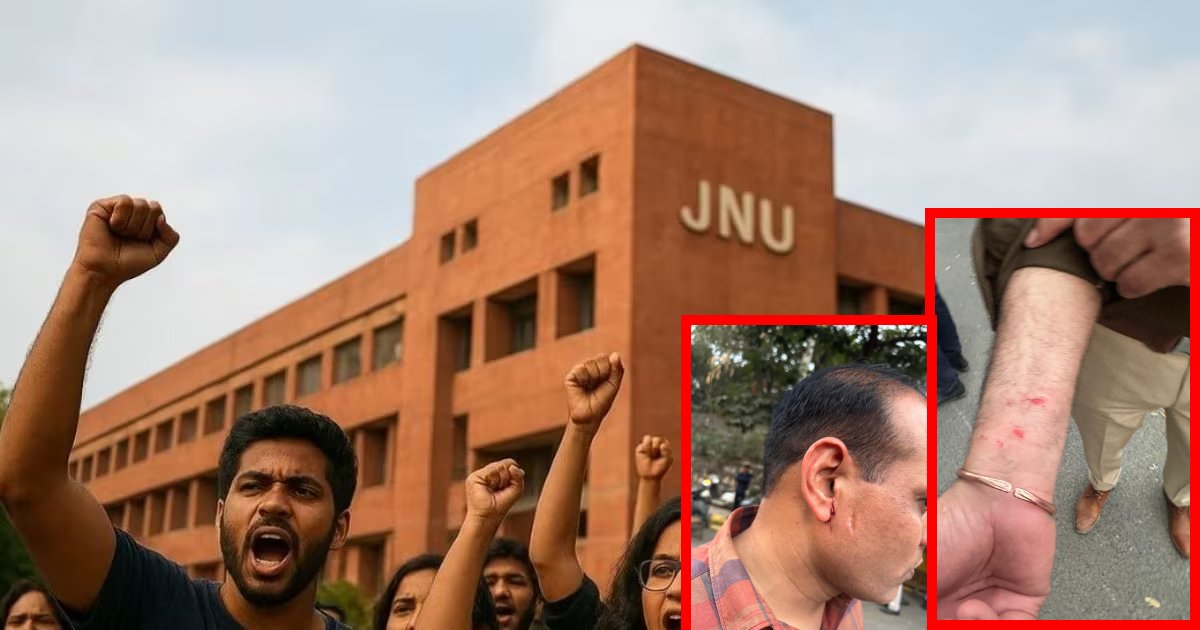 जेएनयू में हिंसक हुआ छात्रों का प्रदर्शन, पत्थरबाजी में कई पुलिसकर्मी घायल; यूनिवर्सिटी ने जारी किया बयान