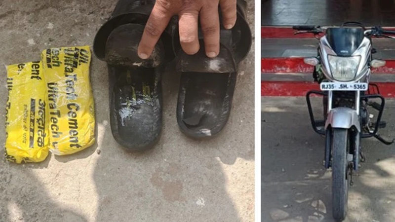 Rajasthan News: चप्पलों के सोल में छिपाकर ले जा रहे थे 35 लाख की ब्राउन शुगर