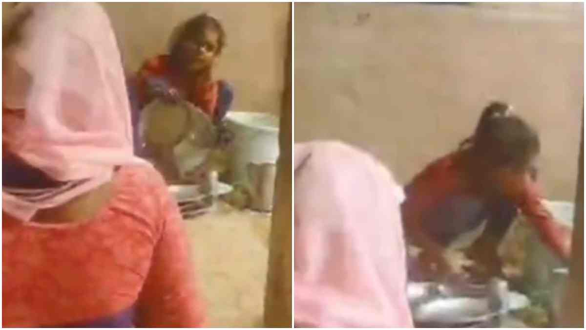 आंगनबाड़ी केंद्र में मासूम बच्ची से धुलवाए बर्तन: आराम फरमाती रही कार्यकर्ता-सहायिका, चौंकाने वाला Video वायरल   