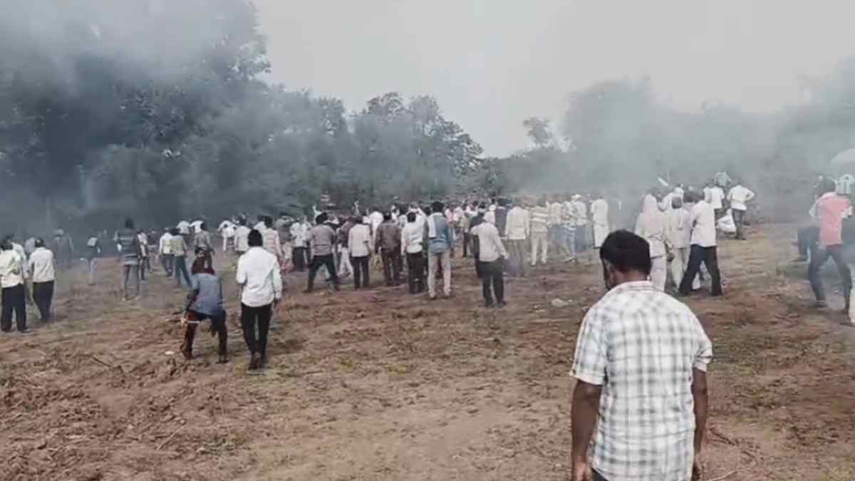 नर्मदा तट पर अंतिम संस्कार के दौरान पथराव: पुलिस समेत चौकीदार घायल, जांच में जुटी पुलिस