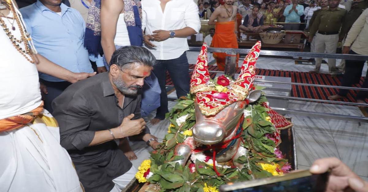 महाकाल की शरण में फिल्म अभिनेता सुनील शेट्टी: श्री महाकालेश्वर मंदिर में की पूजा-अर्चना, दर्शन के बाद कही ये बात