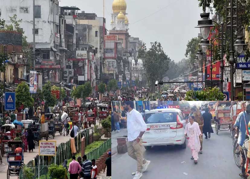 दिल्ली के चांदनी चौक में दिनदहाड़े 50 लाख की लूट, बंदूक की नोक पर ज्वेलरी शॉप को बनाया निशाना