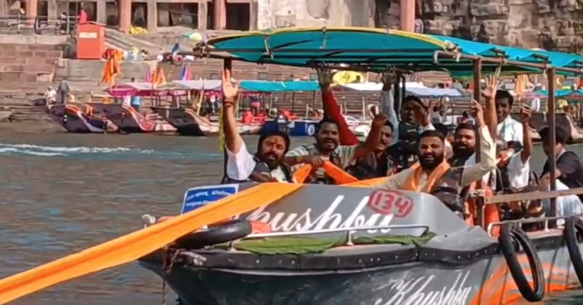 अभिनेता विक्रम मस्ताल की नर्मदा परिक्रमा का समापन: ओंकारेश्वर में मां नर्मदा-ज्योतिर्लिंग के किए दर्शन; कहा- पैरों में छाले पड़े और शरीर थक गया लेकिन…