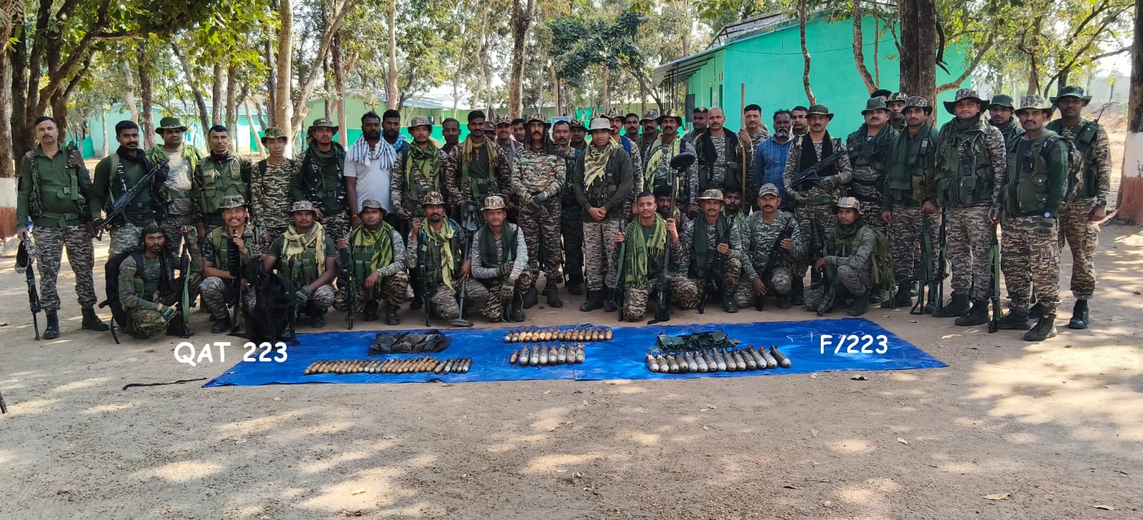 सुरक्षाबलों को बड़ी सफलता, जंगलों में नक्सलियों के डंप किये गए BGL सेल विस्फोटक सामग्री बरामद