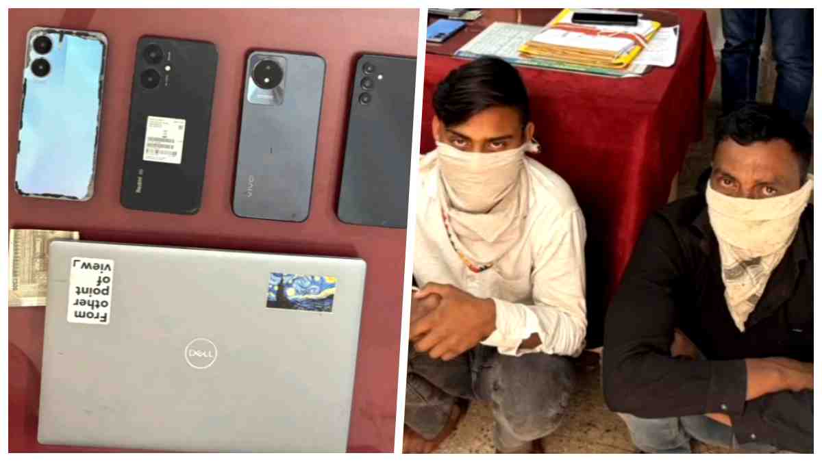 ग्वालियर रेलवे स्टेशन पर चोरी करने वाली गैंग का पर्दाफाश: भीड़ का फायदा उठाकर वारदात को देते थे अंजाम, आरोपियों से मोबाइल, पर्स, लैपटॉप और नगदी बरामद  