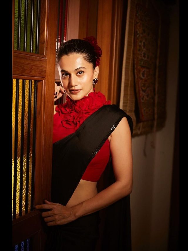 स्टाइल और एलिगेंस का है परफेक्ट कॉम्बिनेशन, साड़ी में तापसी पन्नू का दिखा यूनिक अंदाज…