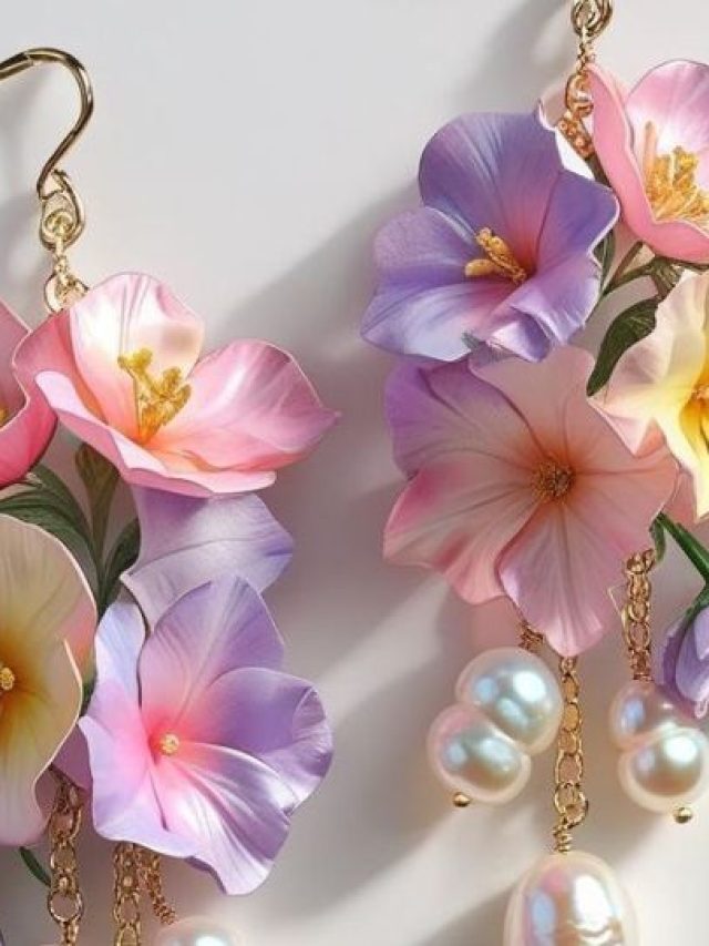 Rose Earrings Designs: रोज डे पर पहने ये गुलाब डिजाइन वाले ईयररिंग्स