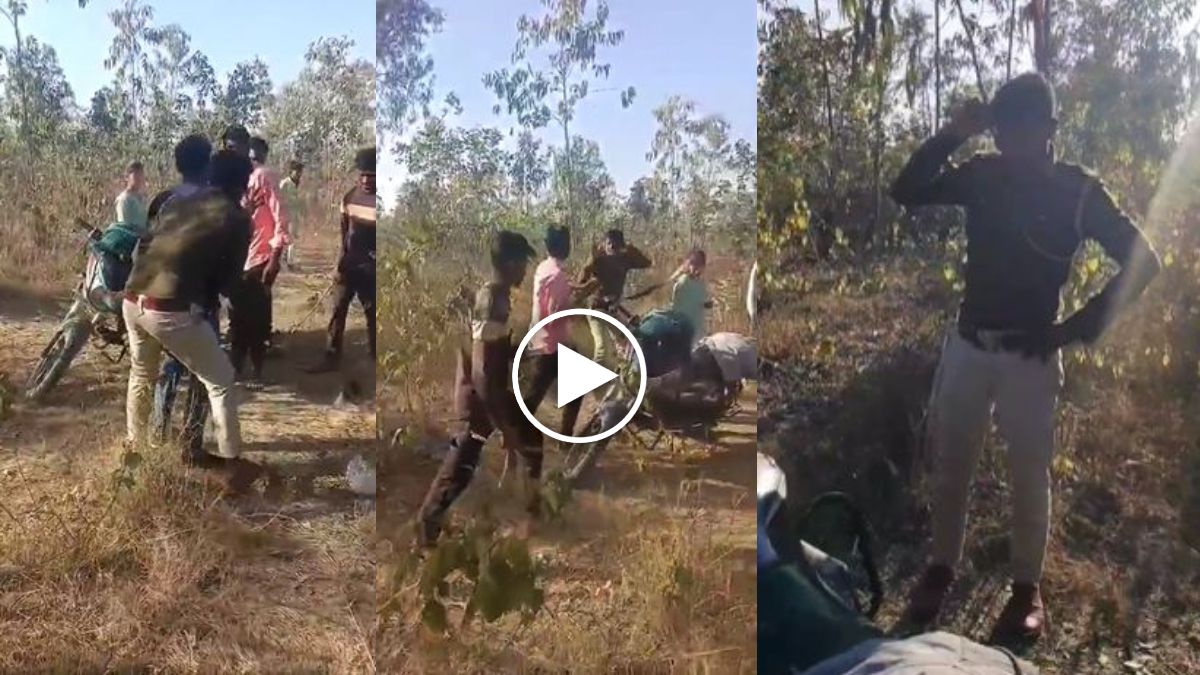 गर्लफ्रेंड के साथ नर्सरी में रंगरेलियां मनाते पकड़ाया फॉरेस्ट गार्ड, युवकों ने डांस कराकर की जमकर पिटाई, देखें वीडियो…