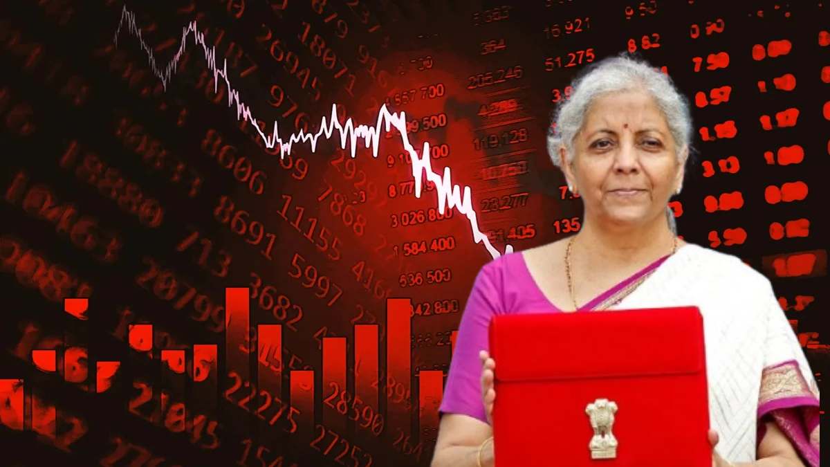 बजट के दिन शेयर बाजार में भारी गिरावट, जानिए मार्केट का हाल