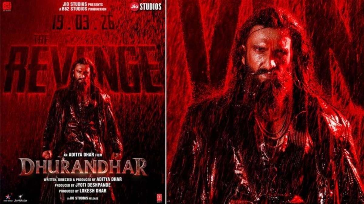 Dhurandhar The Revenge से Ranveer Singh का खतरनाक लुक आया सामने, 12.12 में रिलीज होगा टीजर …