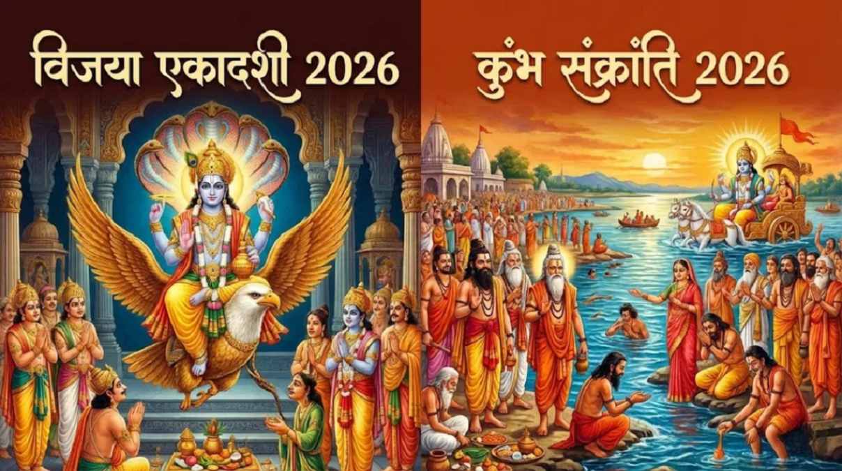 Vijaya Ekadashi 2026 : आज है विजया एकादशी, भीष्म द्वादशी और कुंभ संक्रांति का भी बन रहा संयोग
