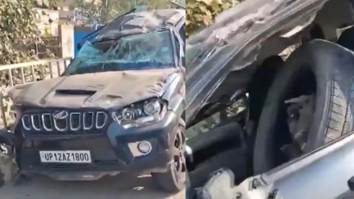 राजधानी में तेज रफ्तार स्कॉर्पियो का कहर! डिवाइडर से टकराने के बाद पैदल जा रहे लोगों पर गिरी… बुजुर्ग की मौके पर हुई मौत