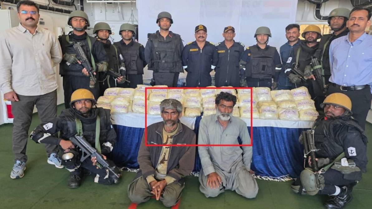गुजरात एटीएस और कोस्ट गार्ड की संयुक्त हाई-सीज ऑपरेशन, 200 किलो से ज्यादा ड्रग्स जब्त, दो ईरानी नागरिक गिरफ्तार