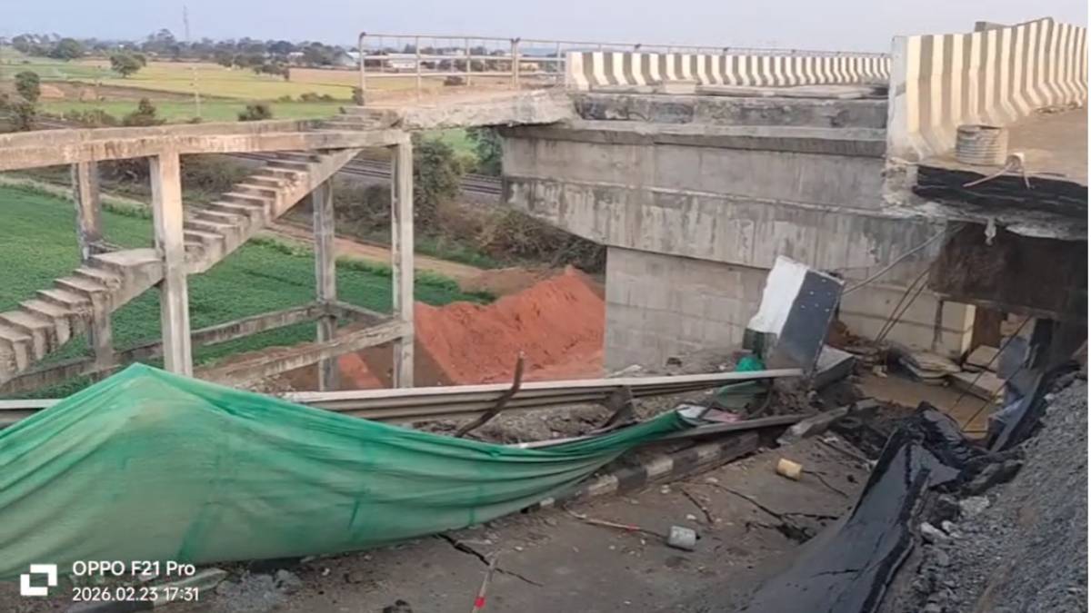 400 करोड़ के ब्रिज ढहने का मामलाः निर्माणी कंपनी के विनोद जैन और हुकुम सिंह के खिलाफ FIR, MPRDC ने दर्ज कराया मामला