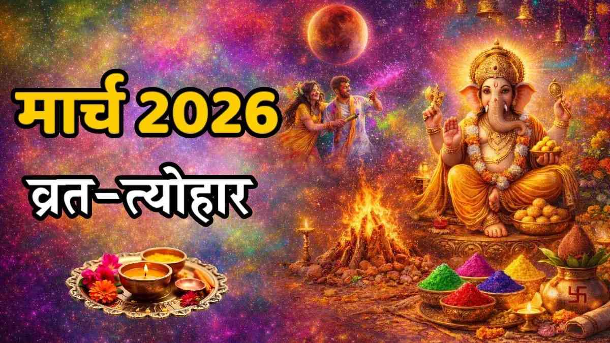 मार्च में होली के अलावा पड़ने वाले हैं ये प्रमुख त्योहार, नोट कर लें डेट …