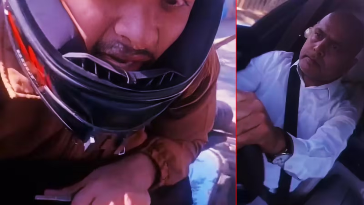 रांची में मर्सिडीज ड्राइवर का आतंक, युवक को बोनट पर लटकाकर दौड़ाई कार, ट्रैफिक पुलिस को रौंदने की कोशिश