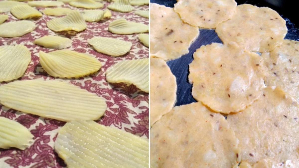 अगर आपको घर में भी नहीं आती पर्याप्त धूप, तो इस तरह से सुखायें आलू के चिप्स और पापड़ …