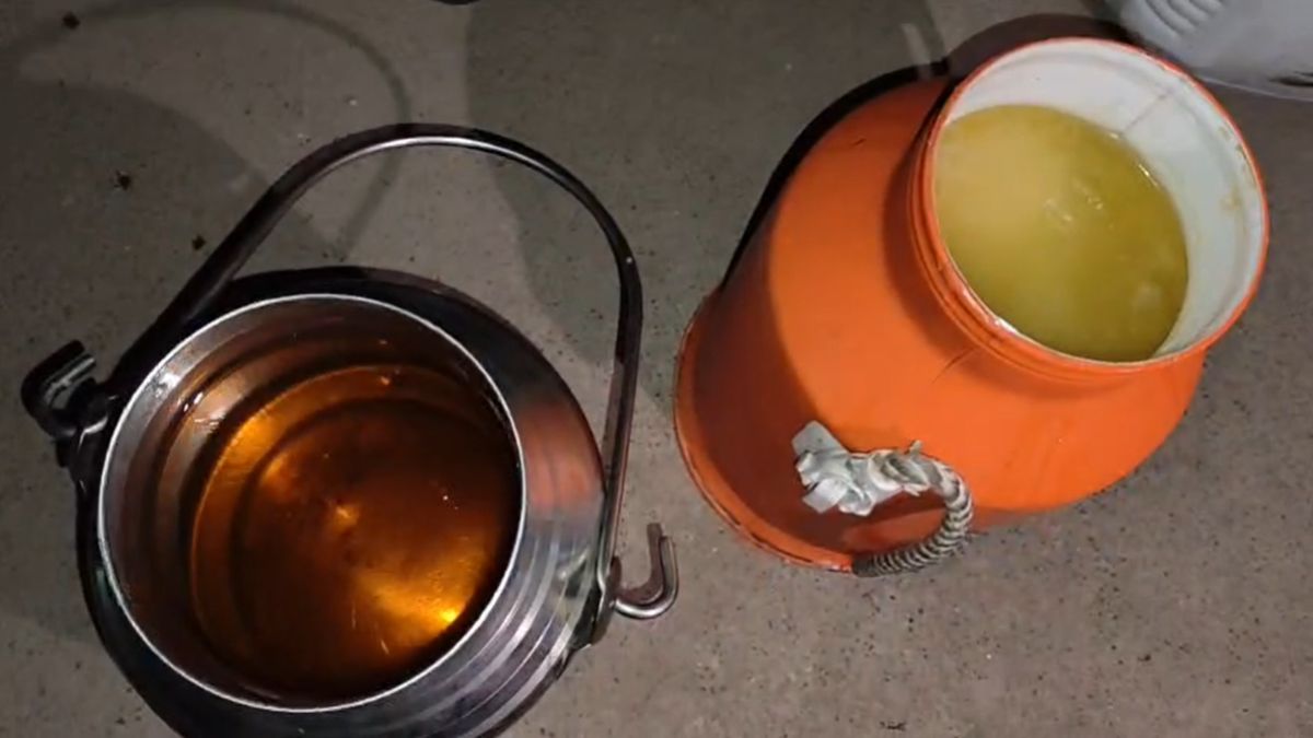 नकली घी का भंडाफोड़ः केमिकल का उपयोग कर बना रहे थे, गिरफ्तार दोनों आरोपी अहमदाबाद निवासी