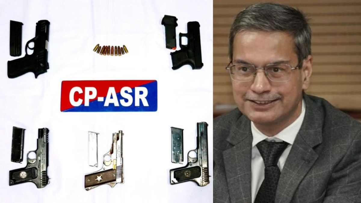 अमृतसर पुलिस का बड़ा एक्शन : सरहद पार से हथियार तस्करी करने वाले मॉड्यूल का भंडाफोड़, दो गिरफ्तार