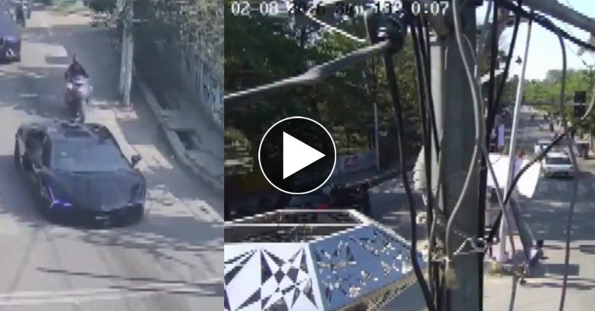 Kanpur Lamborghini Accident का वीडियो आया सामने, आरोपी के पिता का दावा निकला झूठा, ड्राइवर नहीं, शिवम ही चला रहा था कार!