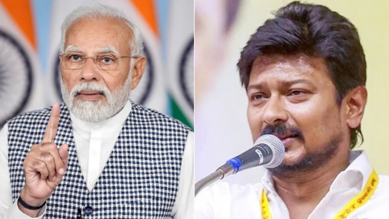 ‘…फिर भी DMK को नहीं हरा पाएंगे’, उदयनिधि ने की पीएम मोदी के ‘पिता’ पर विवादित टिप्पणी; आगबबूला हुई BJP