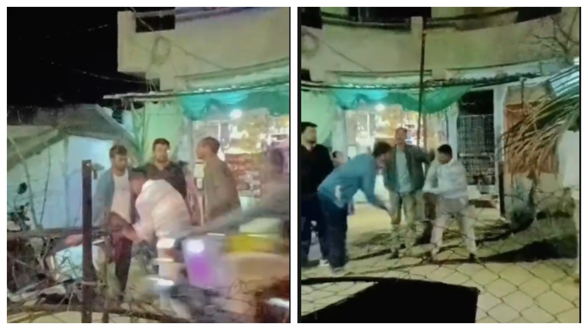 बेटे से विवाद पर भड़का होमगार्ड सैनिक, कर दी युवक की पिटाई, Video Viral