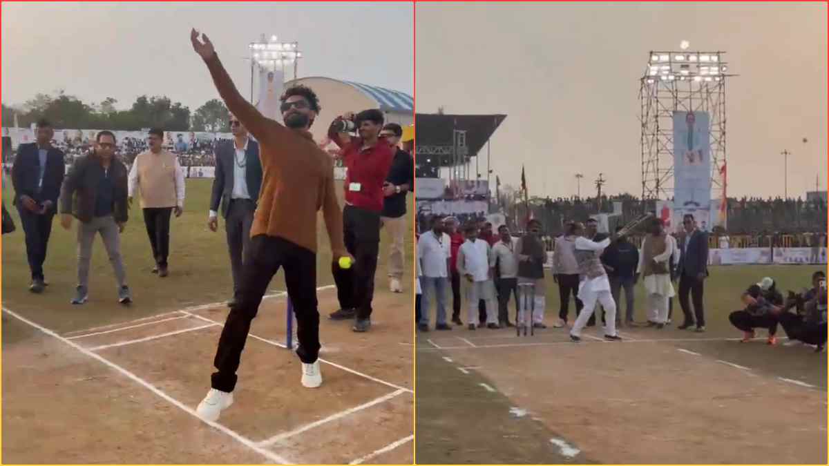 क्रिकेट की पिच पर ‘मामा’ की धुआंधार बैटिंग ः रविंद्र जडेजा की बॉल पर शिवराज सिंह ने लगाया जबरदस्त शॉट, सांसद खेल महोत्सव के समापन में दिखाया टैलेंट