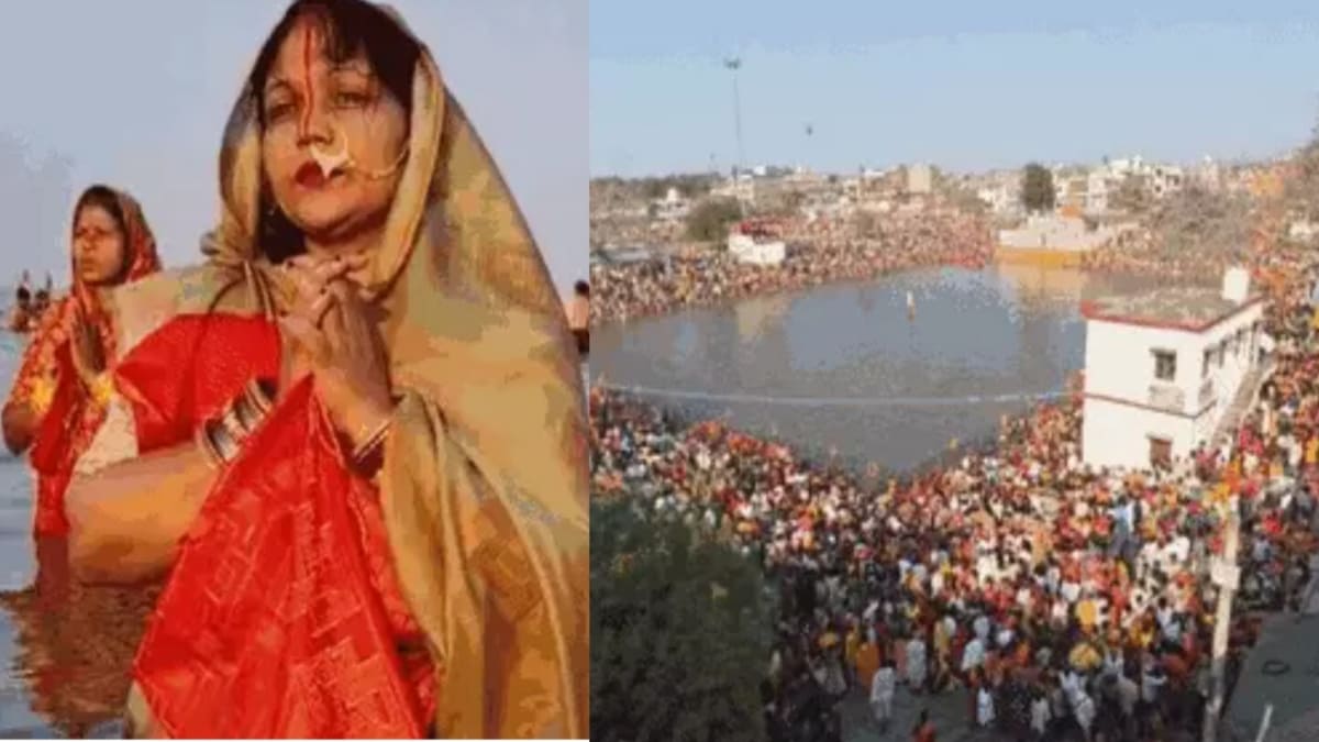​चैती छठ 2026: औरंगाबाद में 7 लाख श्रद्धालुओं का सैलाब, पटना से पूर्णिया तक घाटों पर उमड़ी भारी भीड़, डूबते सूर्य को दिया गया अर्घ्य