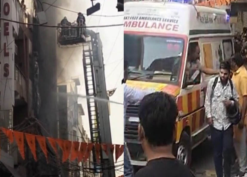 दिल्ली के पालम में लगी भीषण आग, एक ही परिवार के 9 लोग फंसे; दमकल की 30 गाड़ियां मौके पर मौजूद