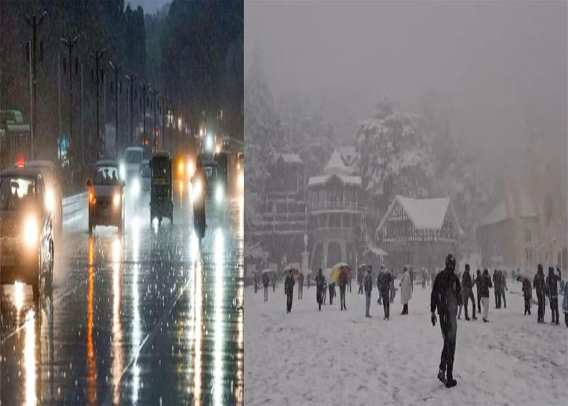 दिल्ली-NCR में बारिश से मौसम हुआ सुहाना, कई राज्यों में भारी बारिश का ऑरेंज अलर्ट, बर्फबारी से बदला उत्तराखंड-हिमाचल का मौसम