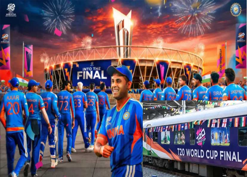 T20 वर्ल्ड कप फाइनल से पहले रेलवे का बड़ा ऐलान; दिल्ली से अहमदाबाद के लिए स्पेशल ट्रेन चलेगी, क्या होगी टाइमिंग